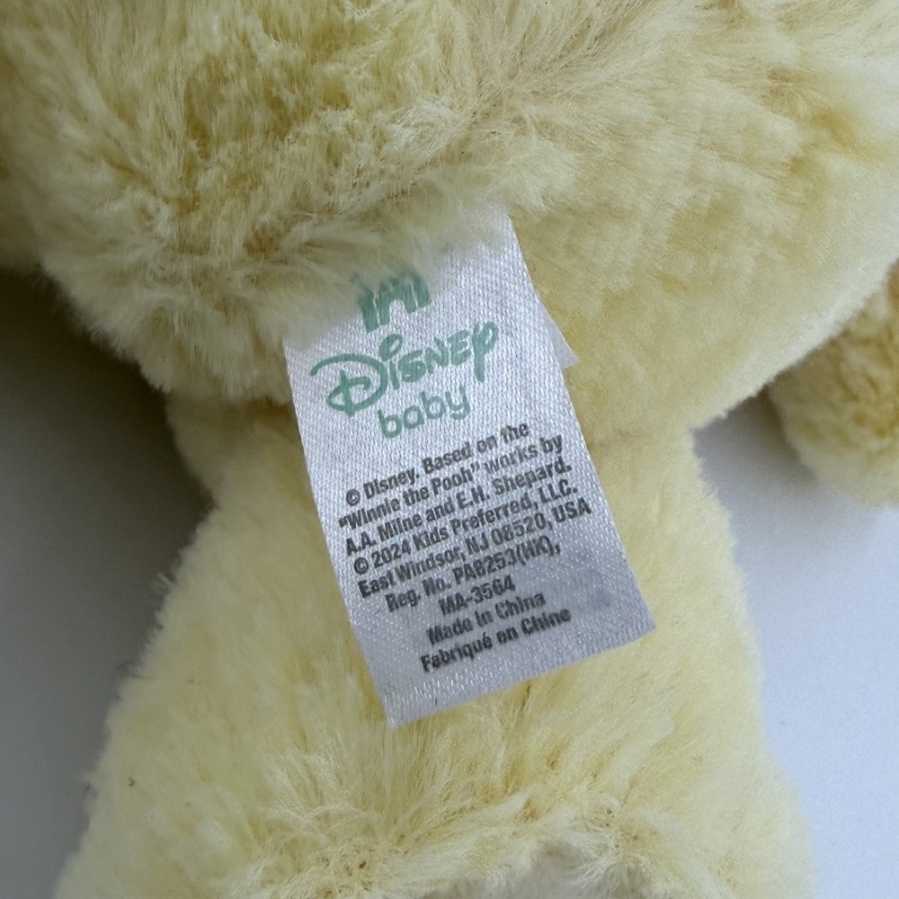 Disney Baby Winnie the Pooh Plush Stuffed Animal Lovey RATTLE - Picture 5 of 6